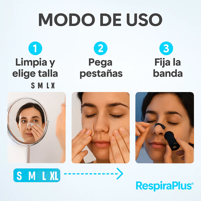 Kit Banda Nasal Magnética Respira Plus®